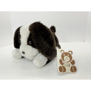 Cuddle Ups Wags Dog Puppy Wallace Berrie 1980 Plush Stuffed Animal With Tags